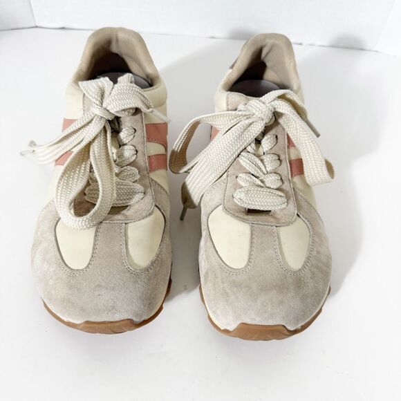 Somiliss Womens Wide Toe Box Microfiber Leather Suede Patchwork Sneakers Sz 8.5 - Picture 4 of 10